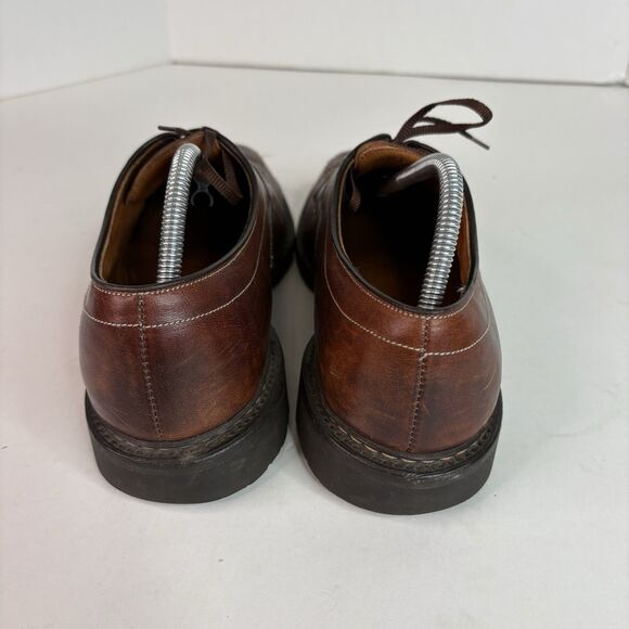Allen Edmonds Mapleton Brown Leather Bicycle Toe Derby Dress Shoes Mens Sz 9.5 D main image 10